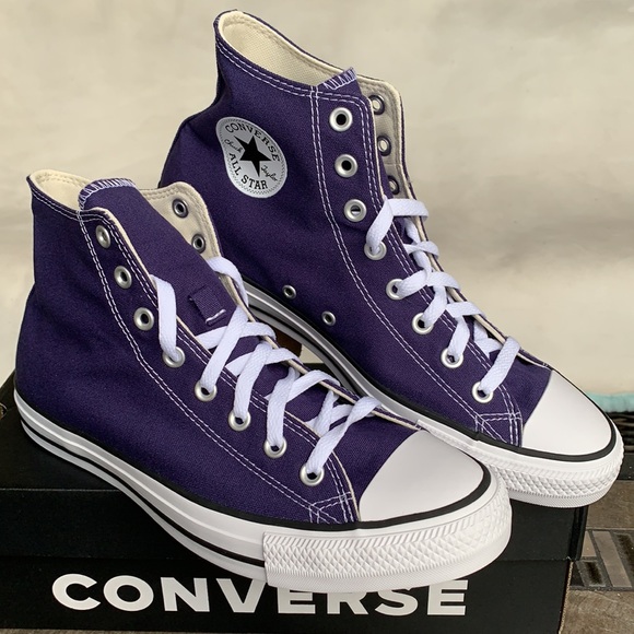 CONVERSE CTAS HI JAPANESE EGGPLANT MENS - Picture 4 of 13